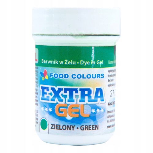 EXTRA Barwnik w żelu Food Colours 35 g 35 ml 1 szt. zielony MOCNY