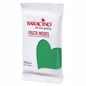 Masa cukrowa do modelowania Saracino zielona 250 g
