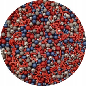 Posypka Świąteczna MIX BOMBKA Boże Narodzenie 50g PremiumColours