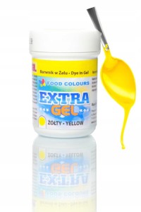 BARWNIK EXTRA KOLOR W ŻELU ŻÓŁTY 35g