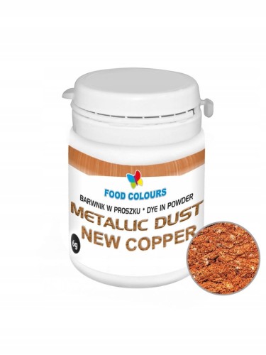 BARWNIK SPOŻYWCZY W PROSZKU PERŁOWY Metallic Copper - Miedź 6g