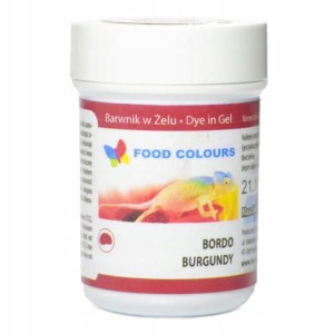 Barwnik spożywczy w żelu 35g Food Colours Burgundy - Bordowy