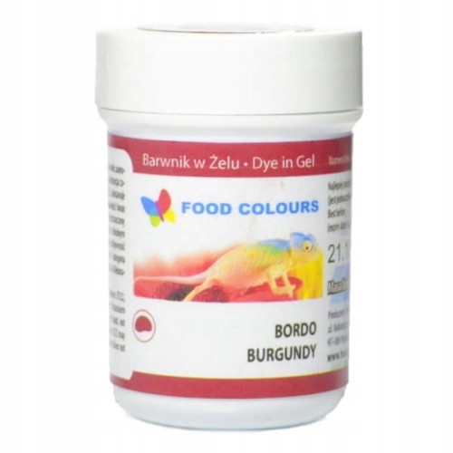 Barwnik spożywczy w żelu 35g Food Colours Burgundy - Bordowy