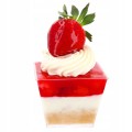 Pojemniki Do Deserów FINGER FOOD Pucharki Na Deserki Piramida 25szt 120ml
