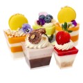 Pojemniki Do Deserów FINGER FOOD Pucharki Na Deserki Piramida 25szt 120ml