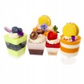 Pojemniki Do Deserów FINGER FOOD Pucharki Na Deserki Piramida 25szt 120ml