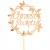 Topper Gold Chrzest Toppery Ozdobne Na Tort
