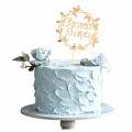 Topper Gold Chrzest Toppery Ozdobne Na Tort