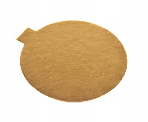 Bankietówka pod monoporcje - złota, 10 cm, 10 szt.