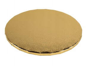 Podkład pod tort ZŁOTY śr. 34 h 10 mm Julita