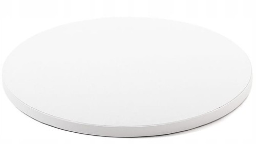 PODKŁAD POD TORT angielski piętrowy BIAŁY 23cm gruby 1,2cm