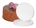 PODKŁAD POD TORT angielski piętrowy BIAŁY 23cm gruby 1,2cm
