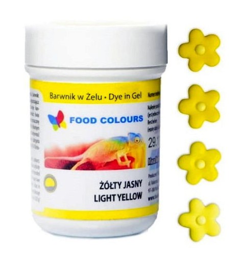 Barwnik w żelu Food Colours 35 g ŻÓŁTY JASNY