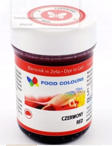 Barwnik w żelu Food Colours 35 g czerwony