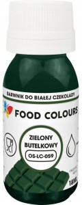 Barwnik w płynie do mas tłustych Food Colours zielony butelkowy 18ml
