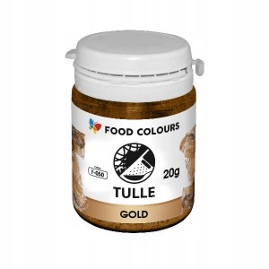 TIUL ZŁOTY FOOD COLOURS 20g Gold Tulle