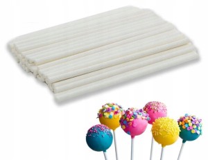 PATYCZKI Plastikowe DO LIZAKÓW CAKE POPS 10 cm 100 SZTUK 2459