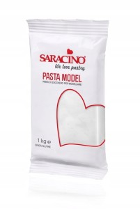 Masa do Modelowania Biała 1 kg SARACINO